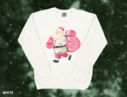 Bejeweled Santa Crewneck