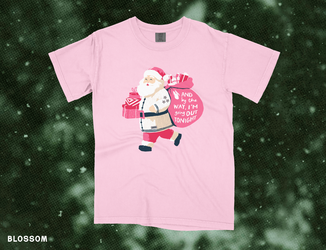 Bejeweled Santa Tee