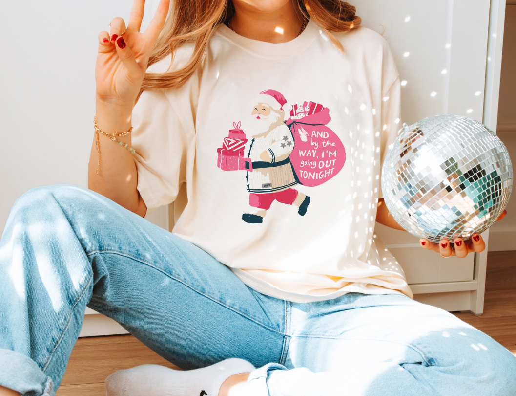 Bejeweled Santa Tee