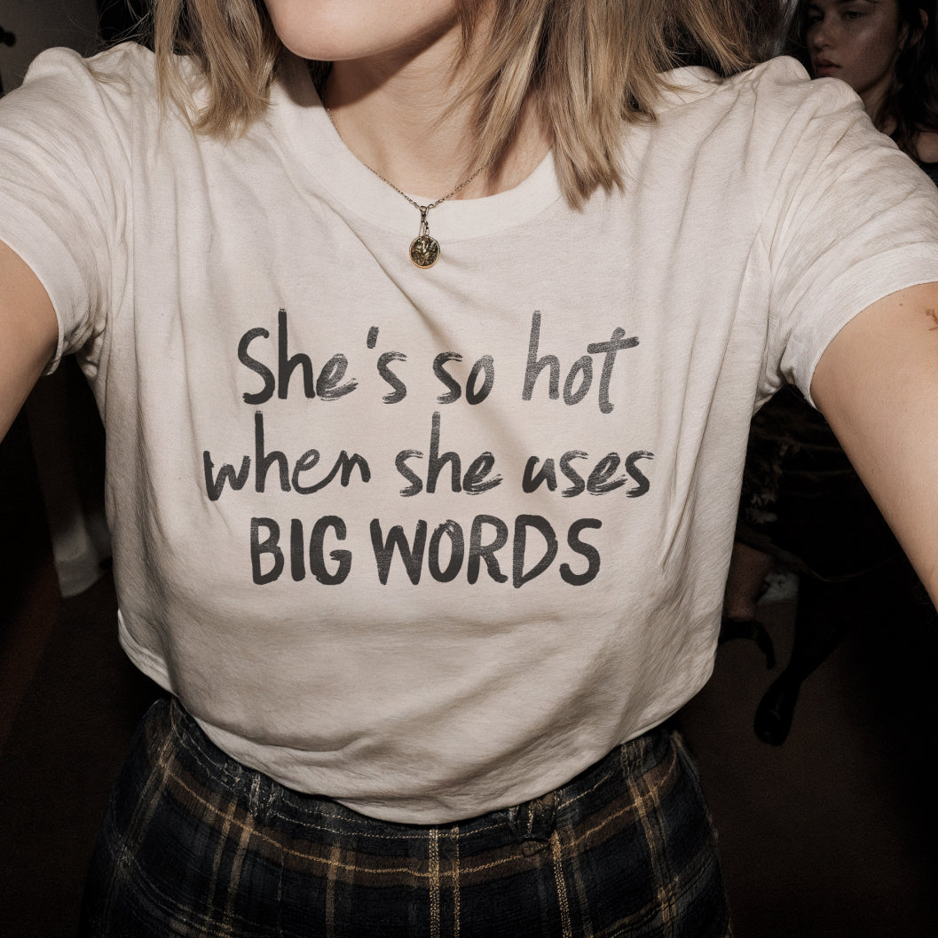 Big Words Crop Top