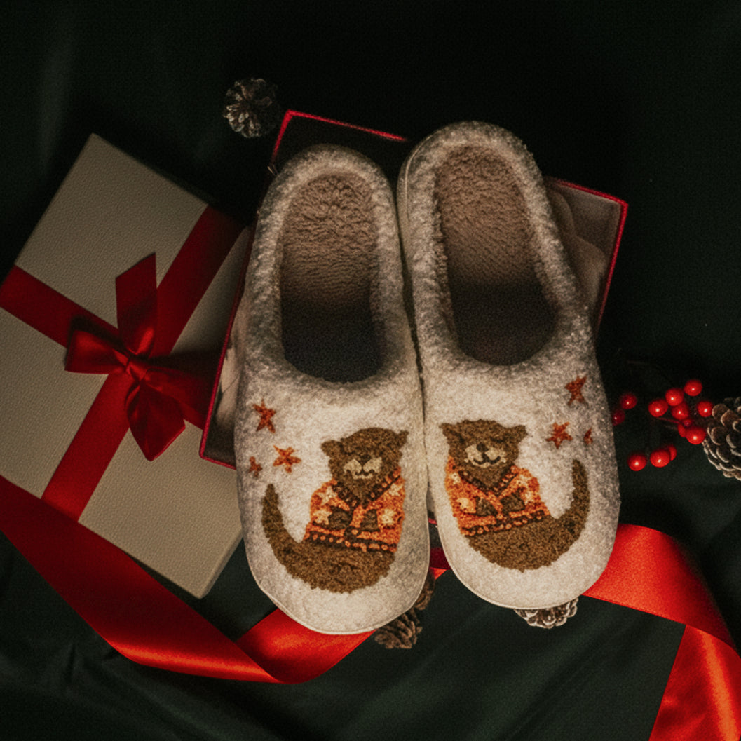 The Showgirl Otter House Slippers