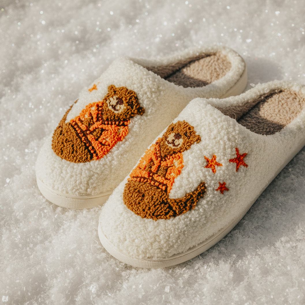 The Showgirl Otter House Slippers