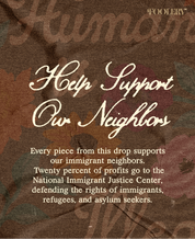 No Human is Illegal Floral Tee