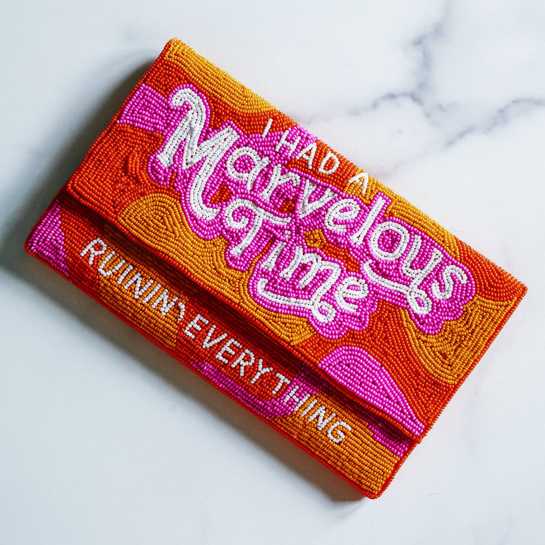 Marvelous Time Beaded Bag