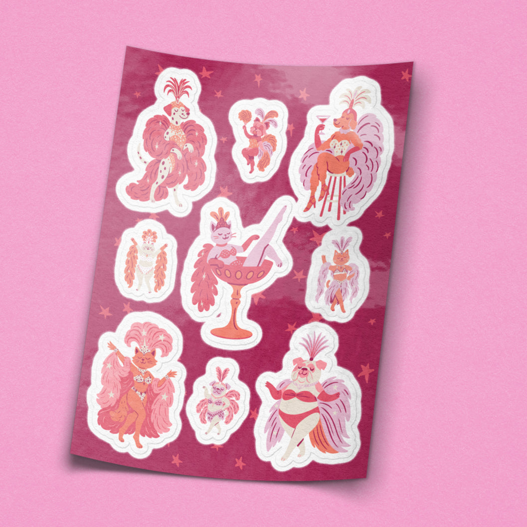 Showgirls Sticker Sheet