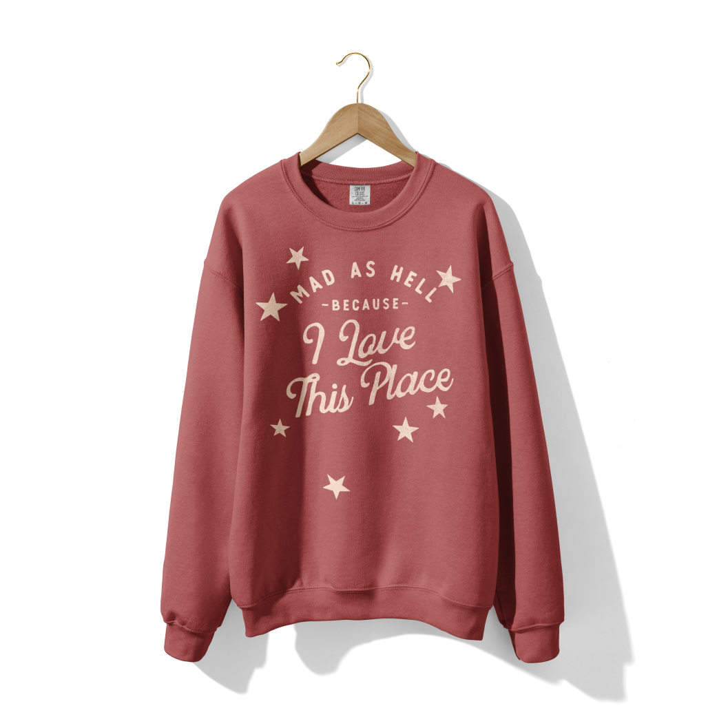 Mad as Hell Lightweight Crewneck