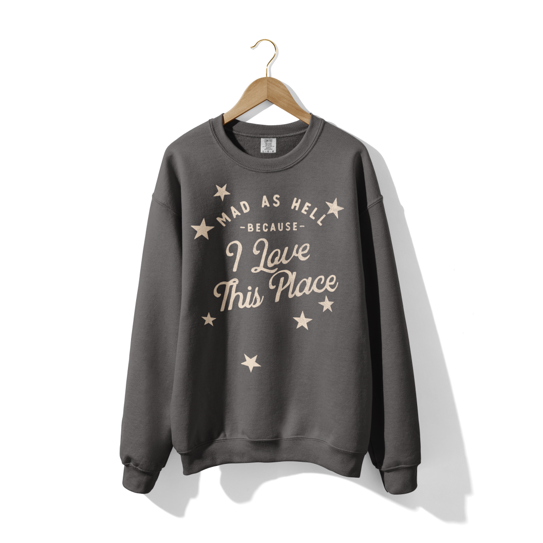 Mad as Hell Lightweight Crewneck