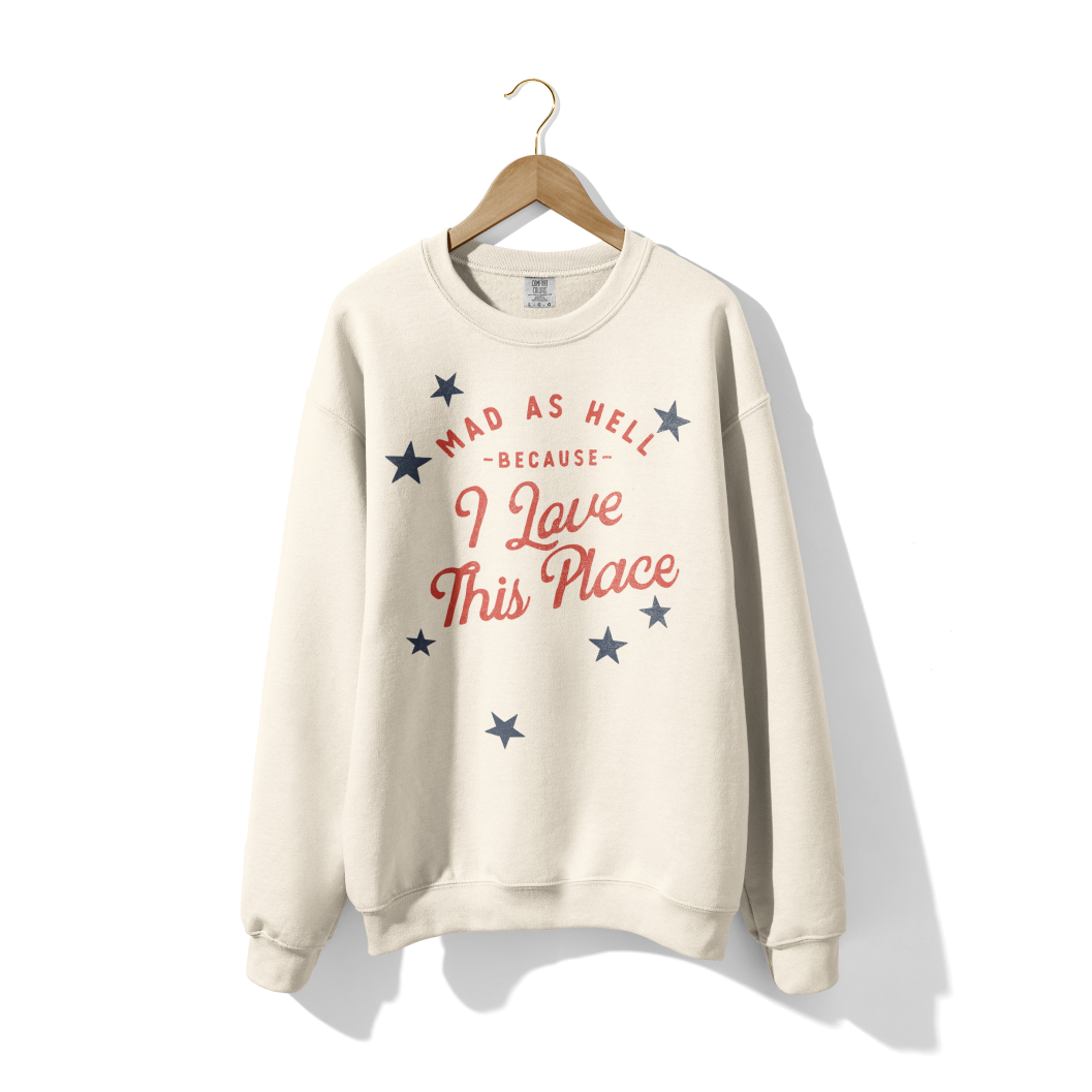 Mad as Hell Lightweight Crewneck