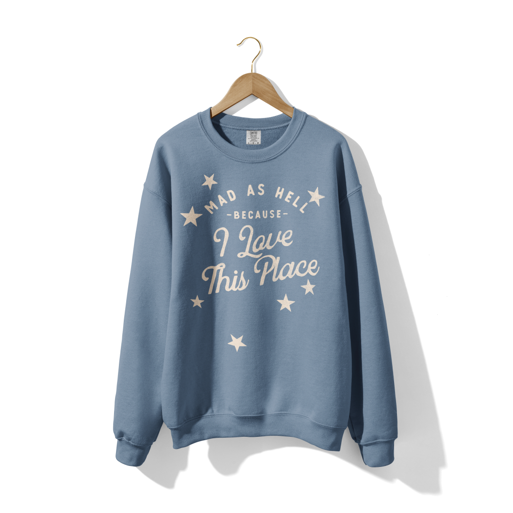 Mad as Hell Lightweight Crewneck