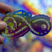 Copy Heart, Copy Bracelet Holographic Sticker