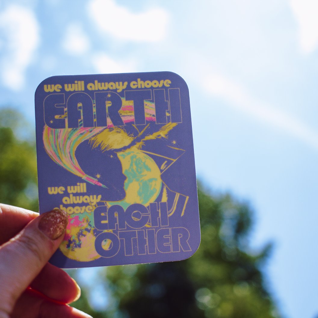 Choose Each Other Glow-in-the-dark Sticker