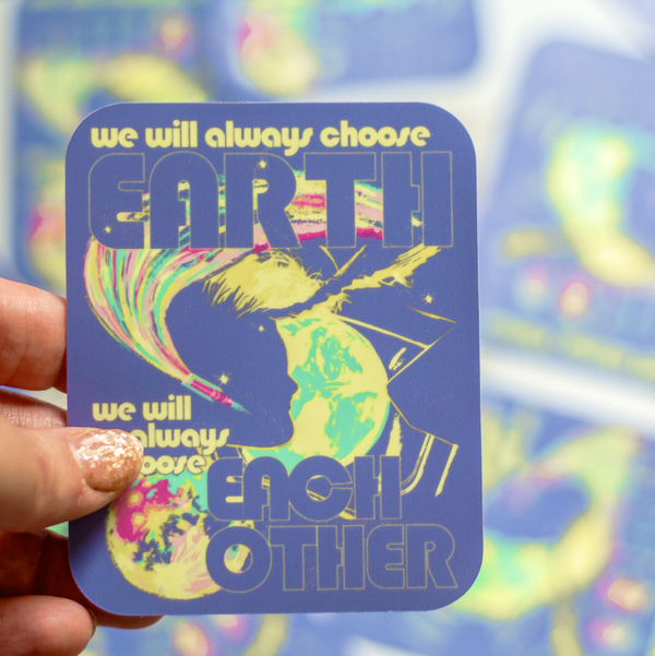 Choose Each Other Glow-in-the-dark Sticker
