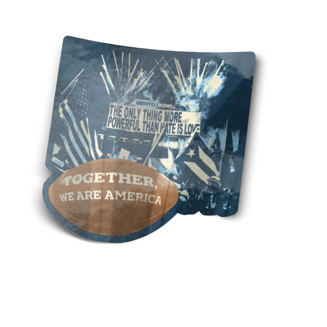 Together, We Are America Reflective Sticker