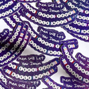 Men Will Let You Down But the Eras Tour Never Will Glitter Sticker