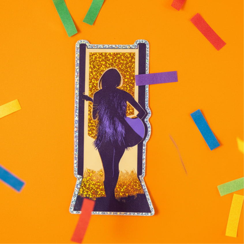 End of an Era Glitter Sticker