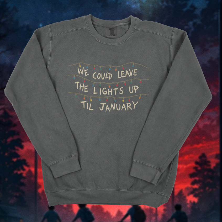 Leave the Lights Up Crewneck