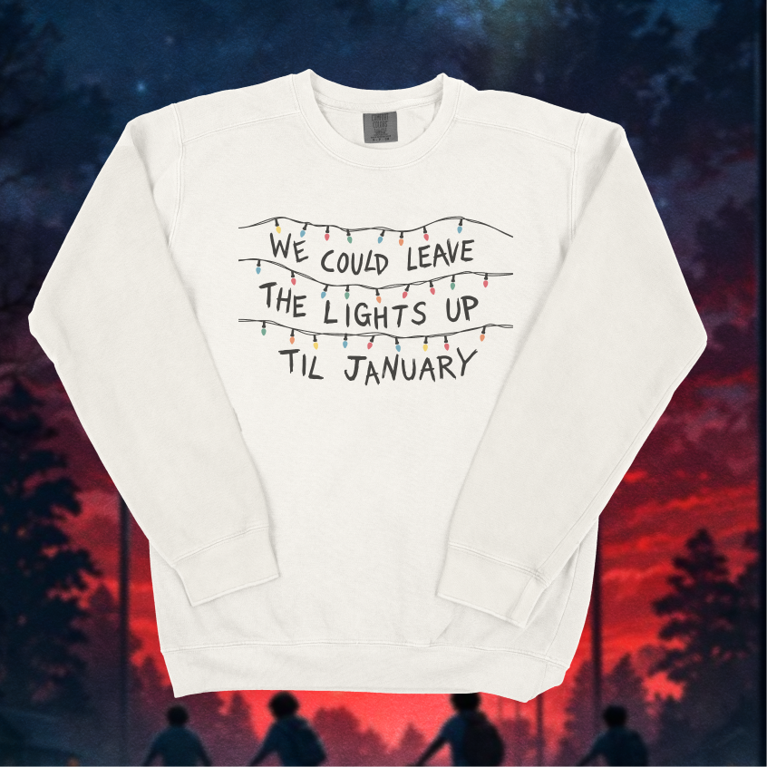 Leave the Lights Up Crewneck