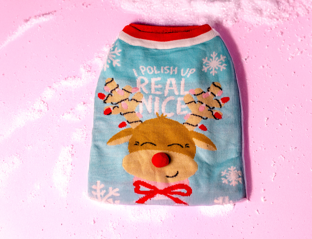 Reindeer Pet Christmas Sweater