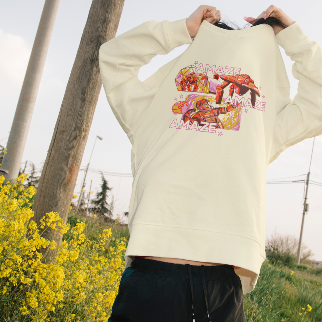 Amaze Amaze Amaze Lightweight Crewneck