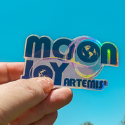 Artemis Moon Joy Holographic Sticker
