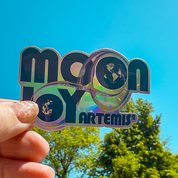 Artemis Moon Joy Holographic Sticker