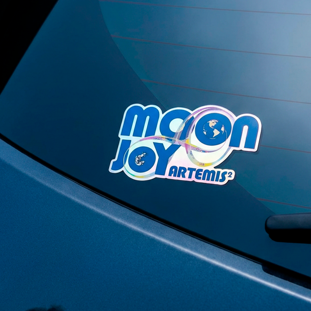 Artemis Moon Joy Holographic Sticker