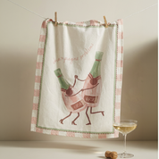 The Champagne Problems Tea Towel