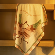 The Champagne Problems Tea Towel