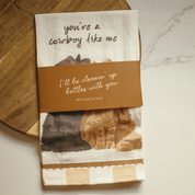 The Cowboy Kitchen Tea Towel