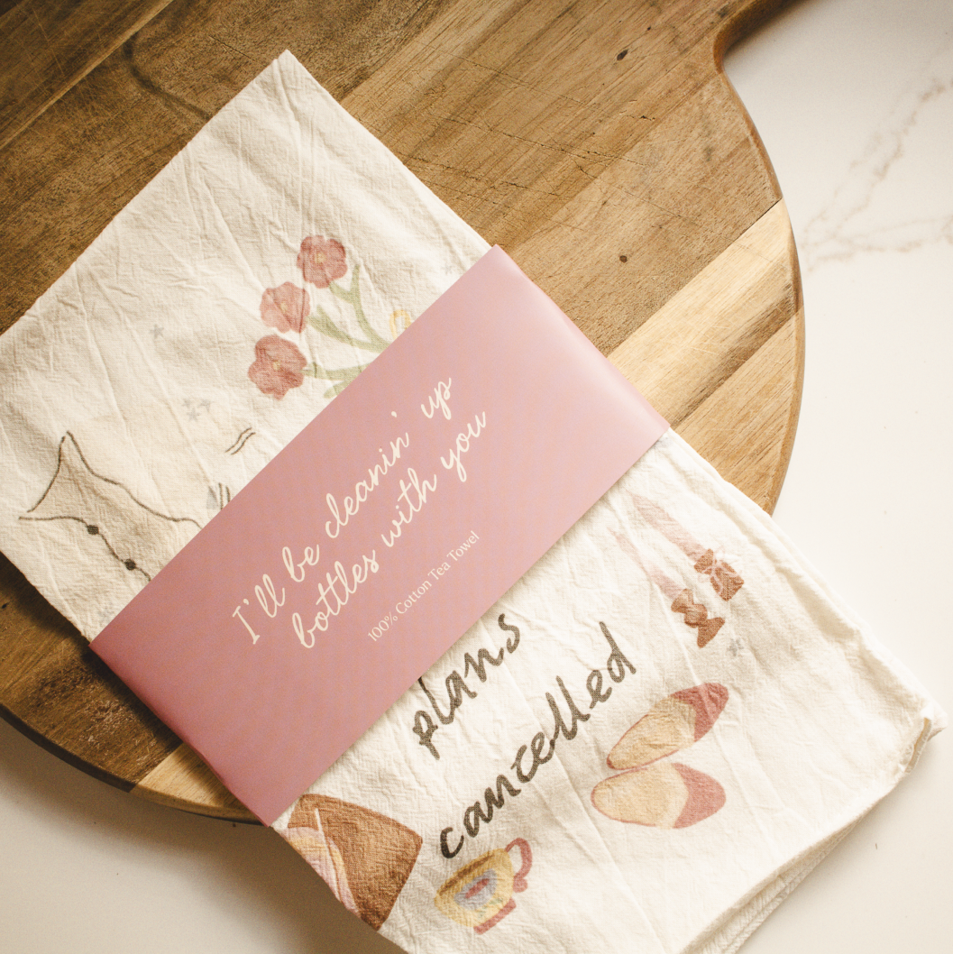 The Cancelled Plans Tea Towel