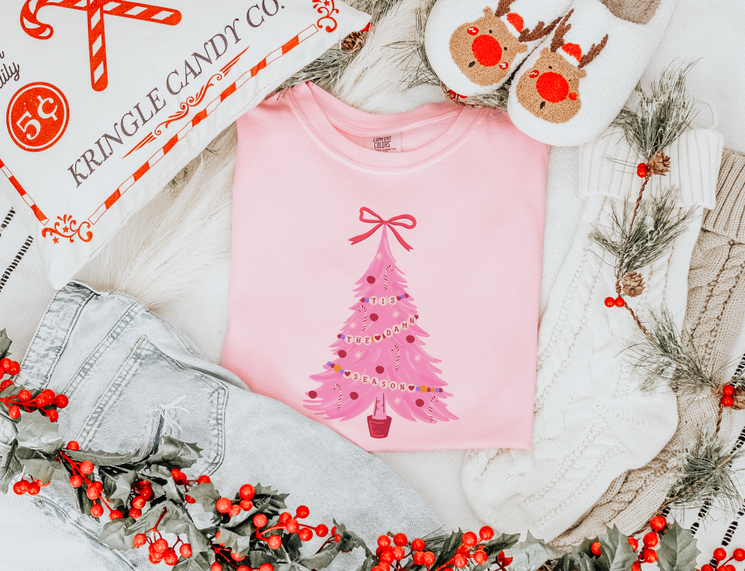 Tis The Season Christmas Tree Friendship Bracelets Tee