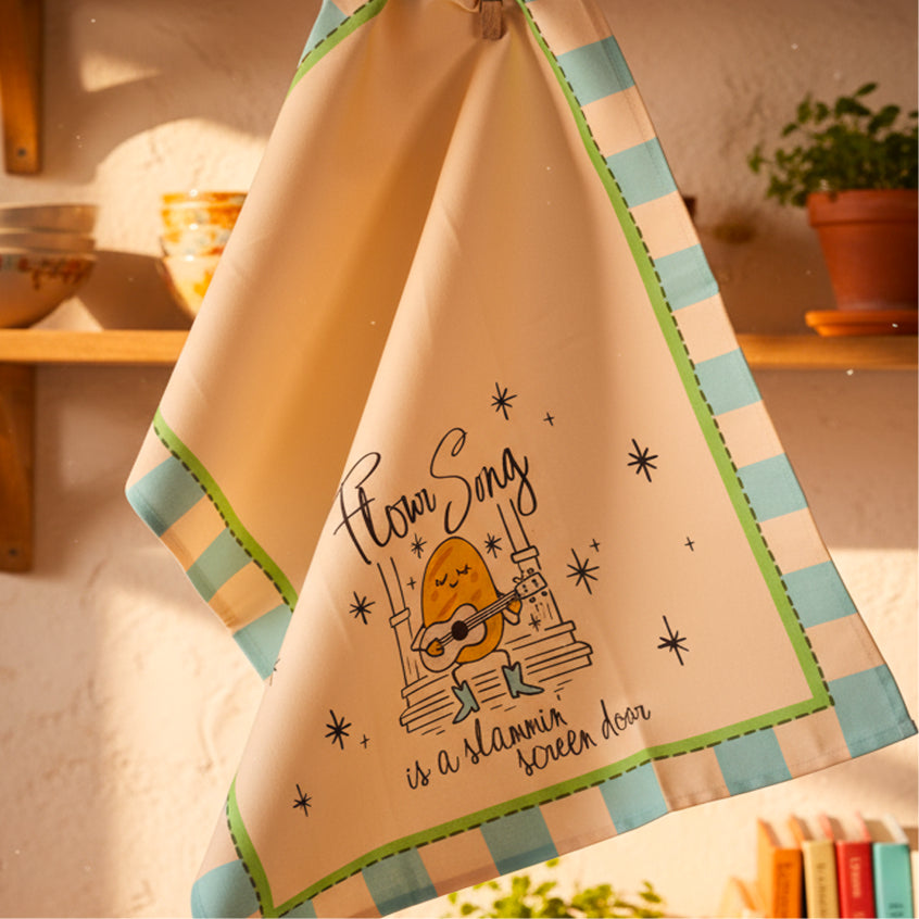 Flour Song Tea Towel