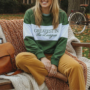 Green Game Day Classic Varsity Crewneck