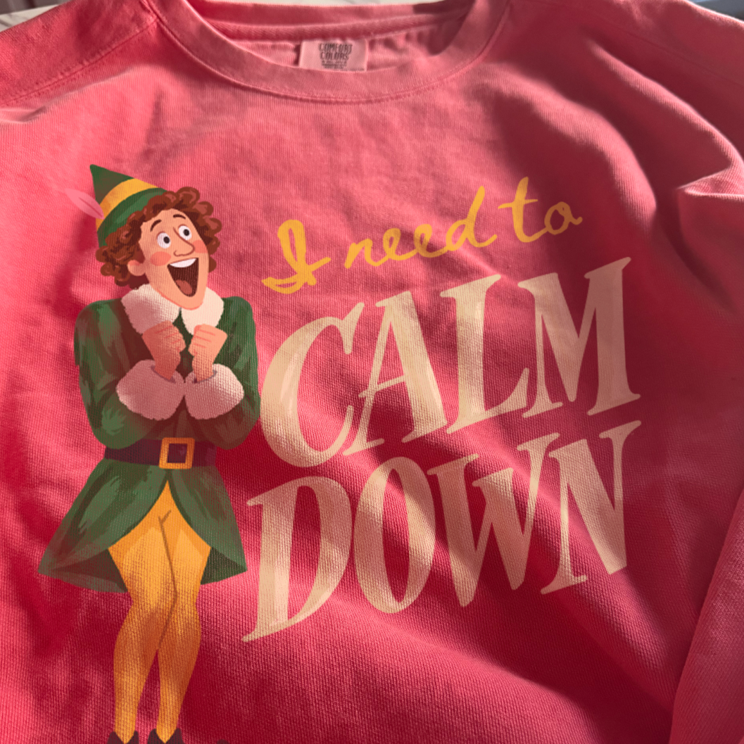 I Need to Calm Down Crewneck