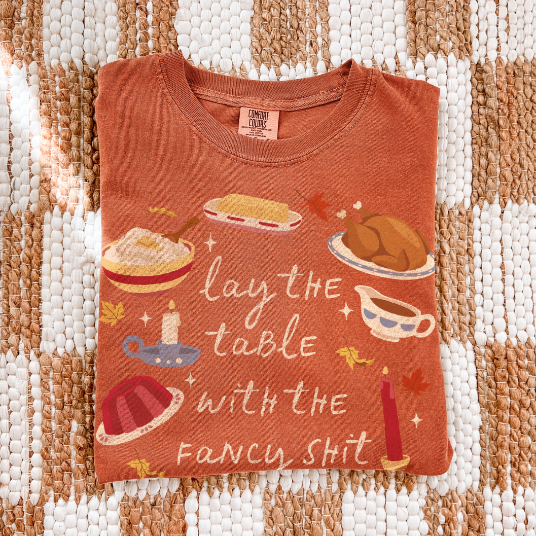 Lay the Table Thanksgiving Tee