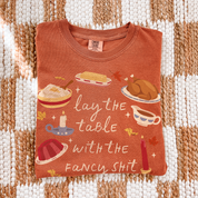 Lay the Table Thanksgiving Tee