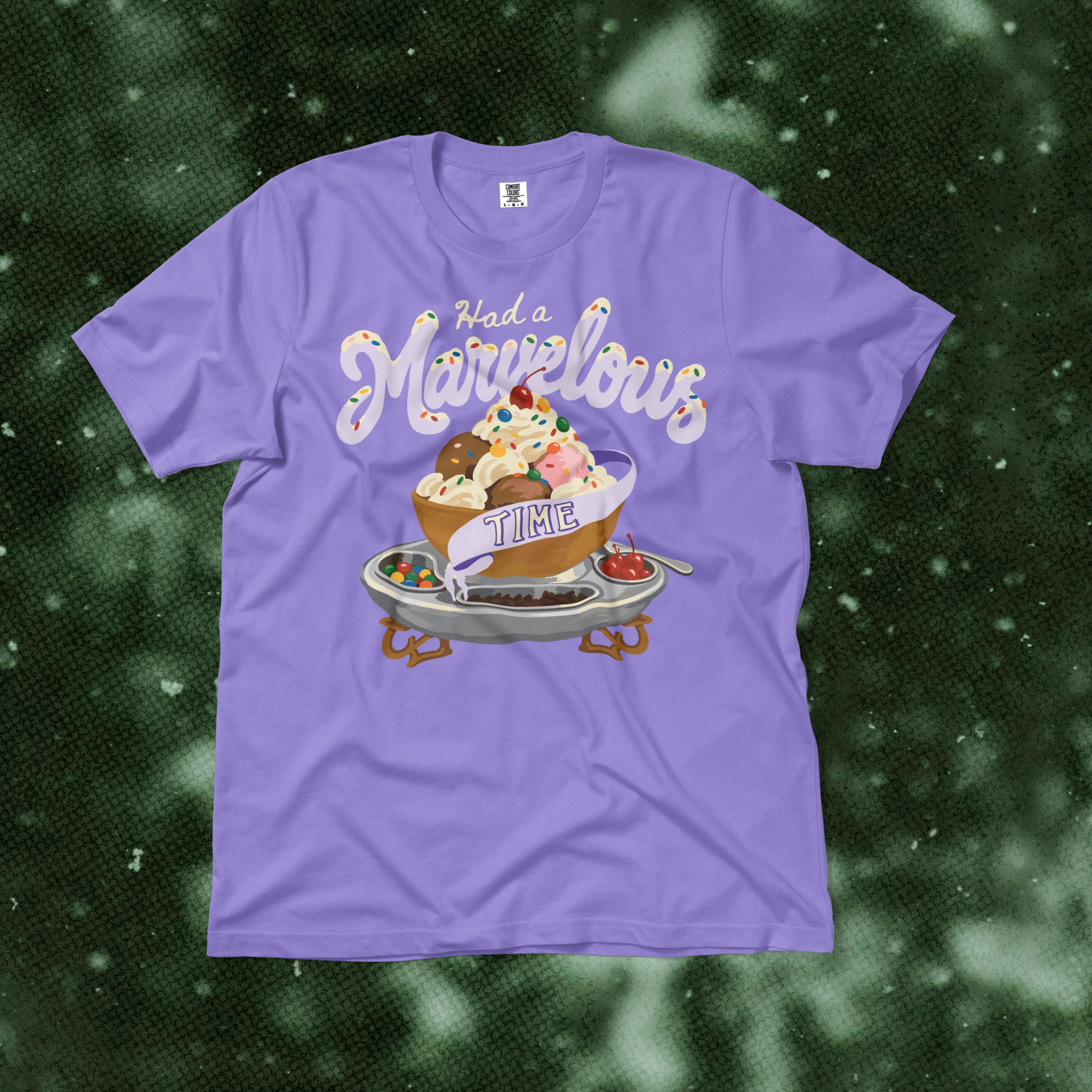 Had a Marvelous Time Sundae Tee in Violet