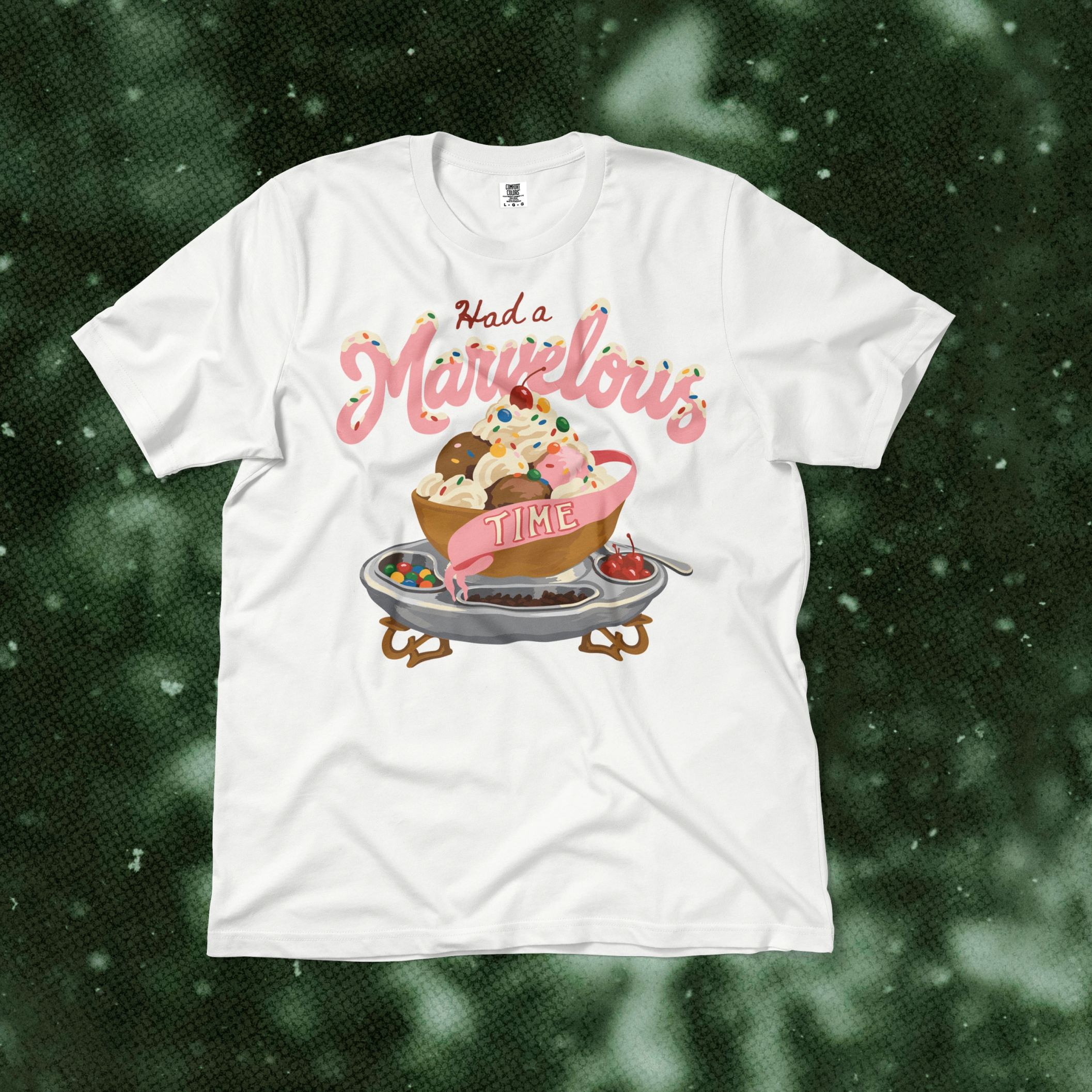 Had a Marvelous Time Sundae Tee in White