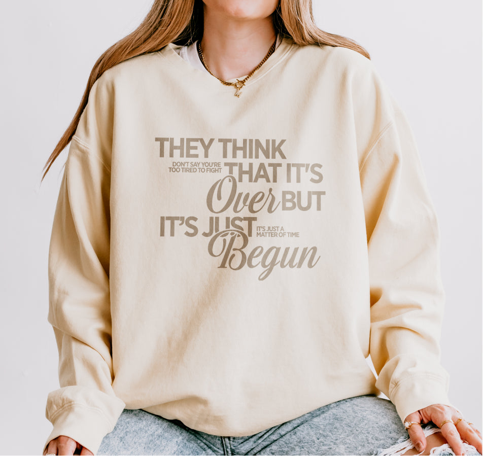 It's Just Begun Lightweight Crewneck