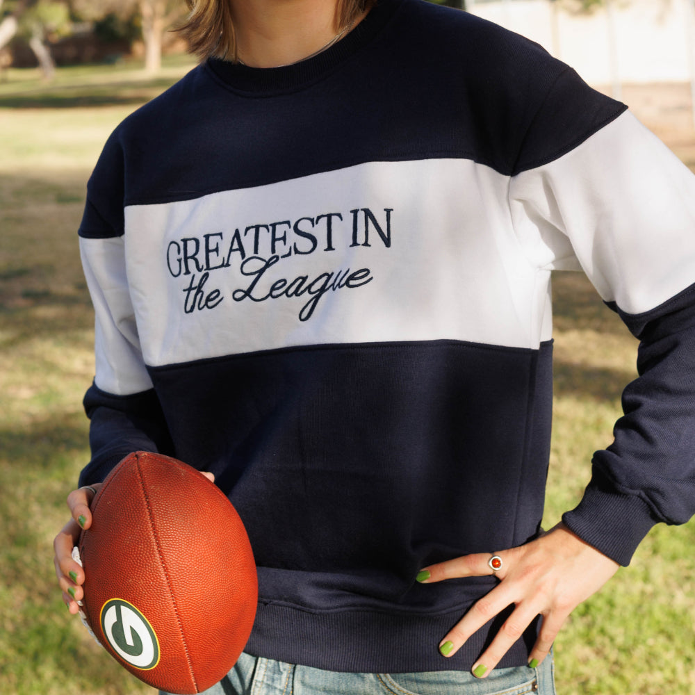 Navy Game Day Classic Varsity Crewneck