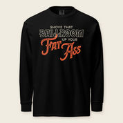 Shove That Ballroom Long Sleeve Tee in Black