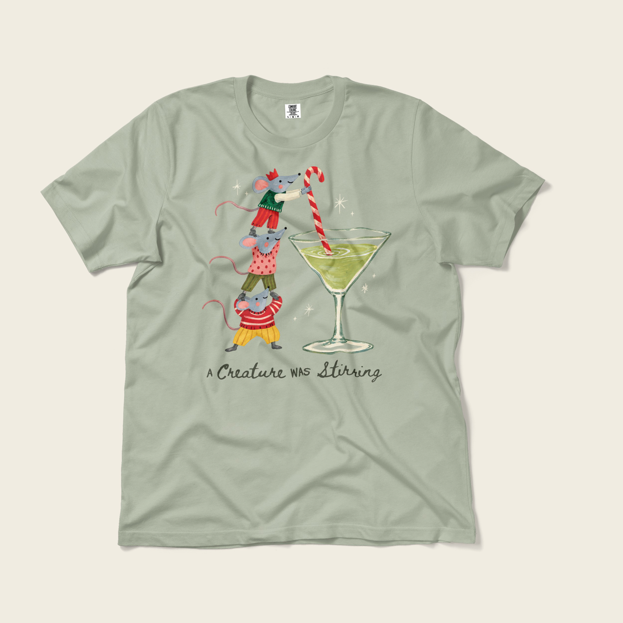 A Creature Was Stirring Tee in Bay