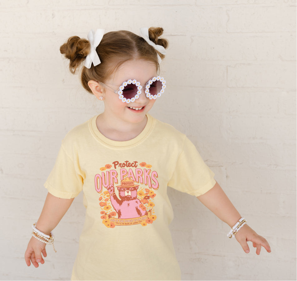 Kid's Bear & Poppies Tee – Foolery