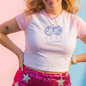 It’s Only Me and You Raglan Baby Tee