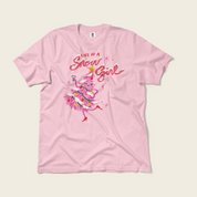 Life of a Snow Girl Tee in Blossom