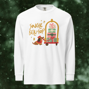 Jingle Bellhop Long Sleeve Tee in White