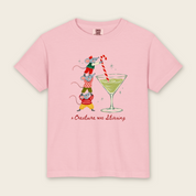 Kid's A Creature Was Stirring Tee in Blossom