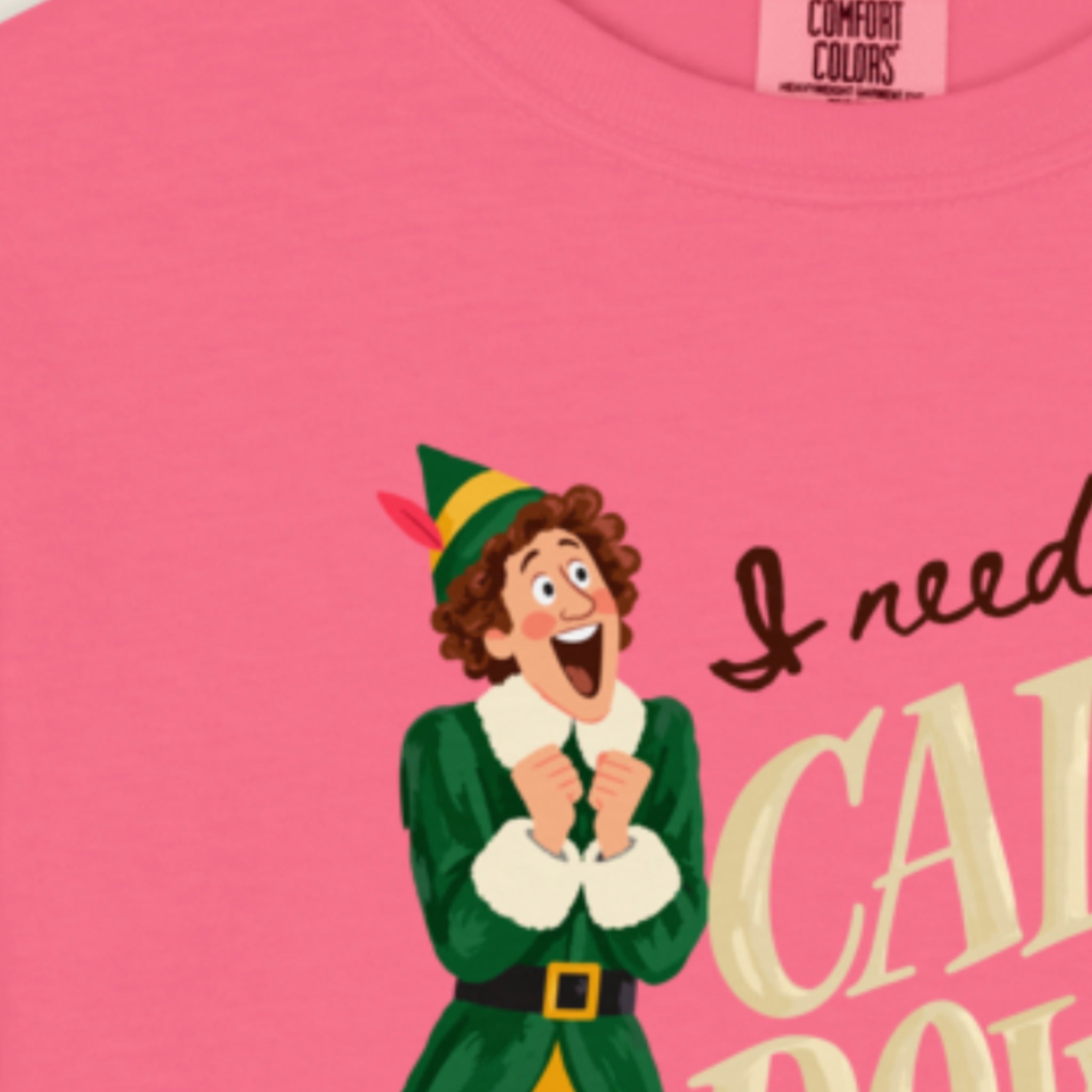 Kid's I Need to Calm Down Tee close-up