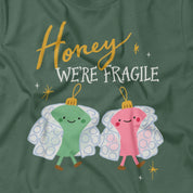 Honey We're Fragile Tee print close-up