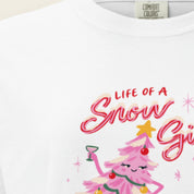 Life of a Snow Girl Boxy Tee close-up